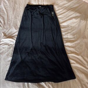 Express Black A-Line Maxi Skirt for Casual Wear